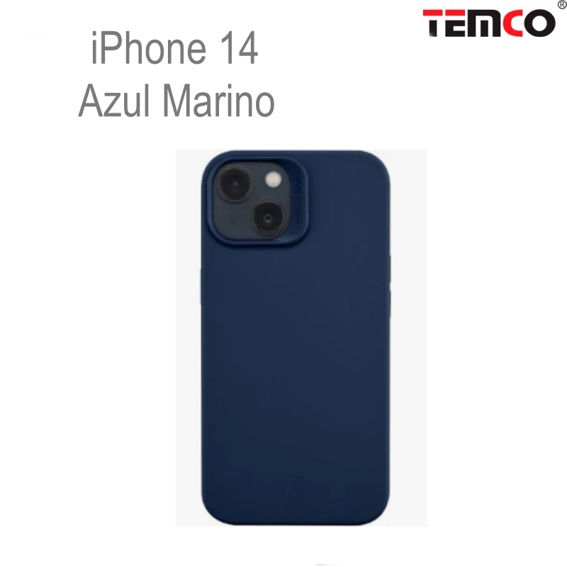 Funda Silicona iPhone 14 Azul Marino