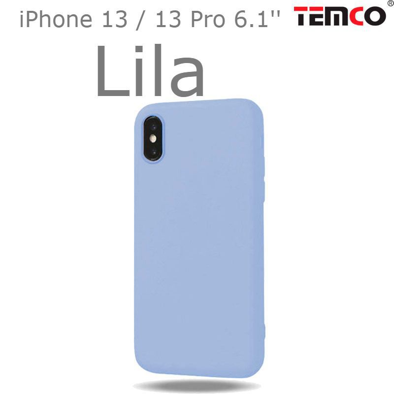 Funda Silicona iPhone 13 6.1'' Lila