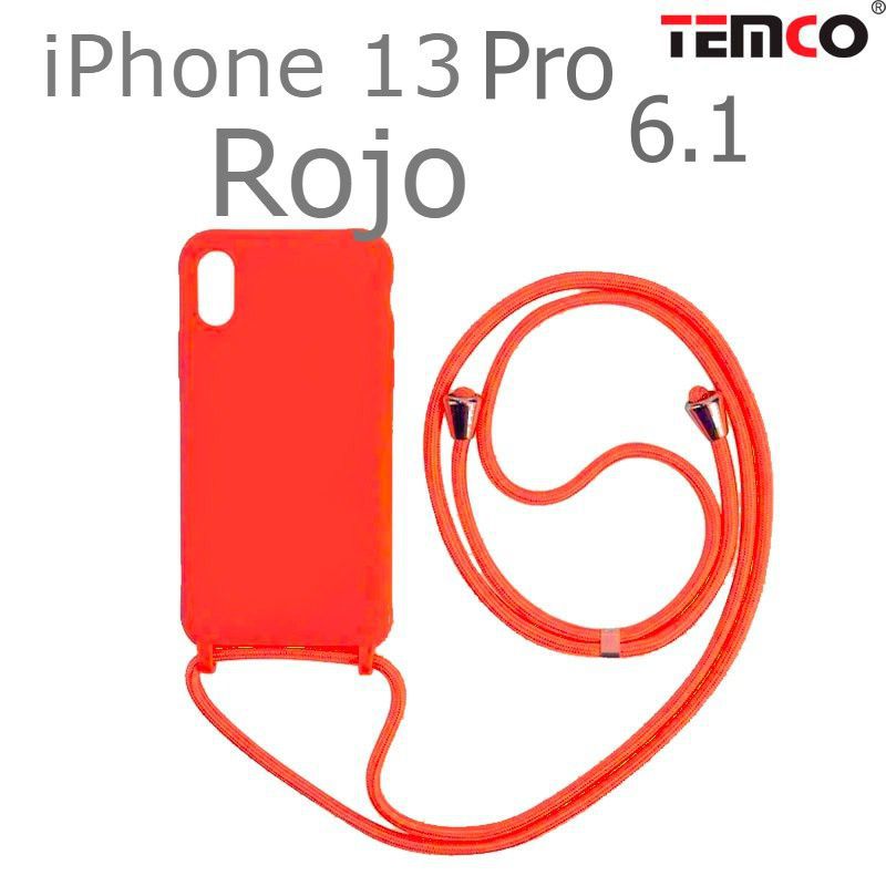 Funda Colgante iPhone 13 Pro 6.1'' Rojo
