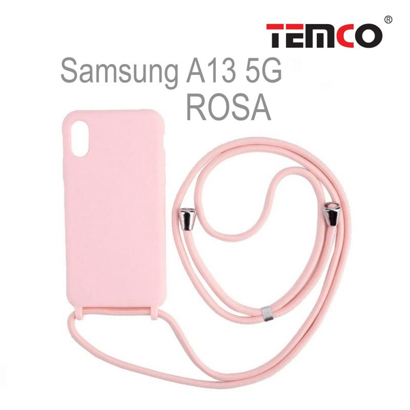 Funda Colgante Samsung A13 5G Rosa