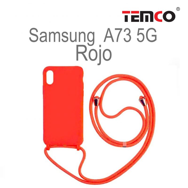 Funda Colgante Samsung A73 5G Rojo
