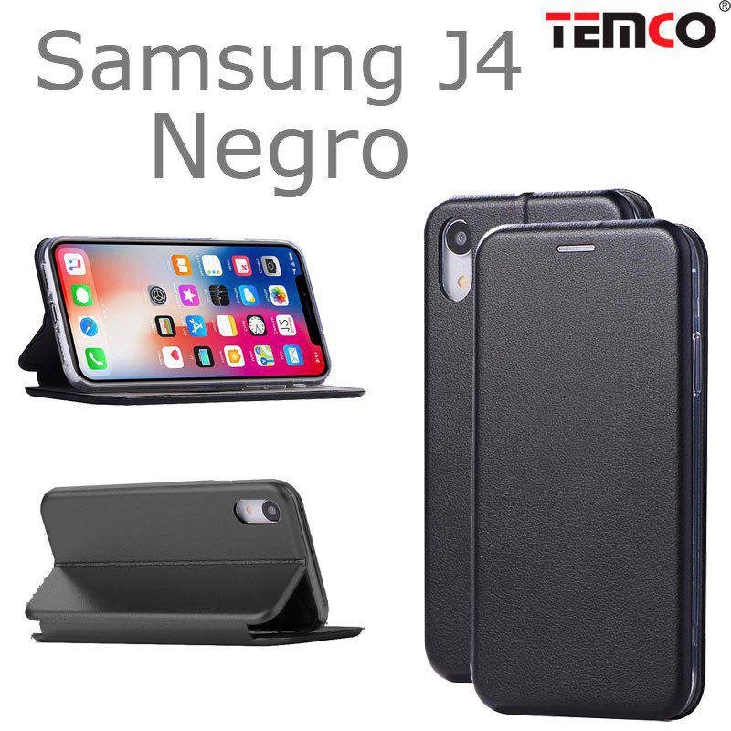 Funda Concha Samsung J4 Negro