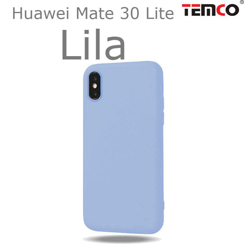 Funda Silicona Huawei Mate 30 Lite Lila