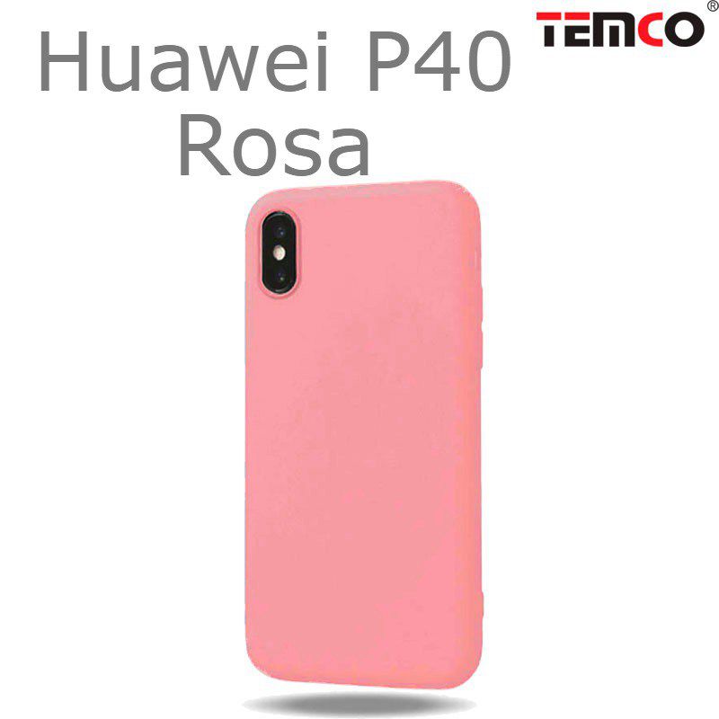 Funda Silicona Huawei P40 Rosa