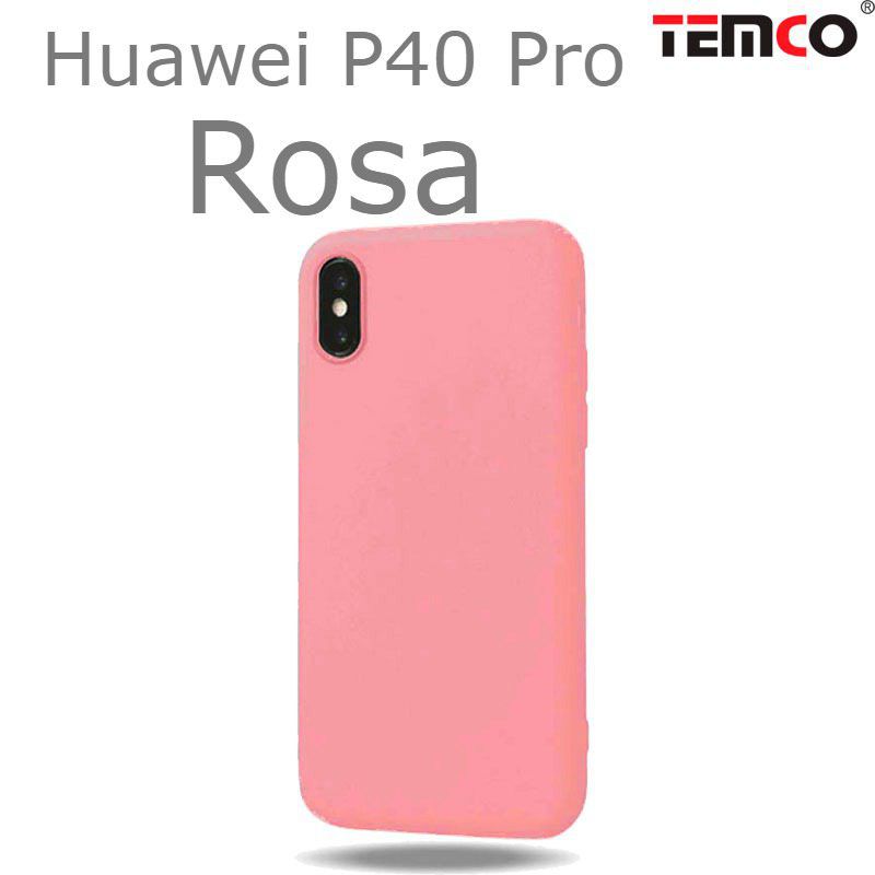 Funda Silicona Huawei P40 Pro Rosa