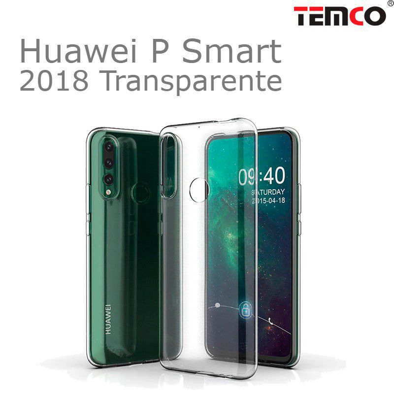 Funda Silicona Huawei P Smart 2018 Transparente