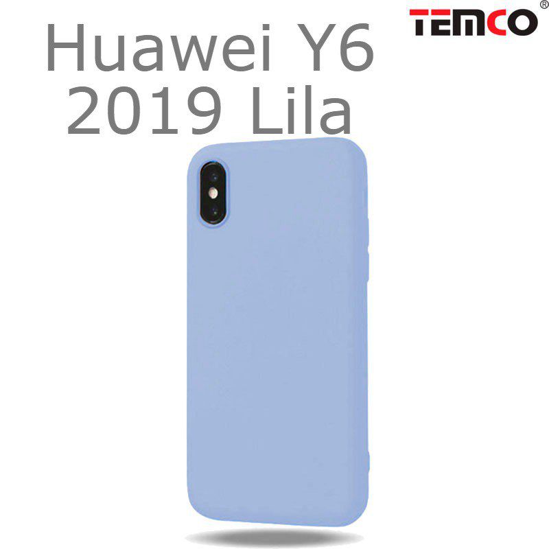 Funda Silicona Huawei Y6 2019 Lila