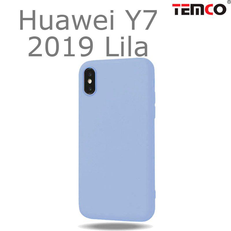Funda Silicona Huawei Y7 2019 Lila