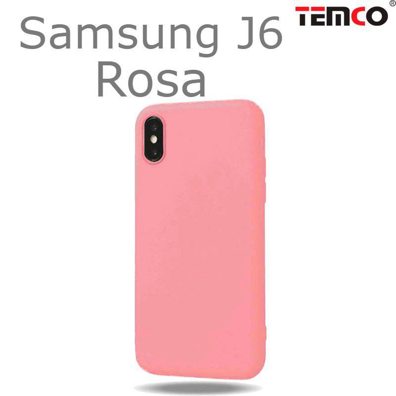 Funda Silicona Samsung J6 Rosa