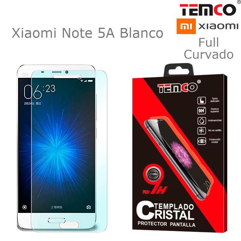 Cristal Full 3D Xiaomi Note 5A Blanco