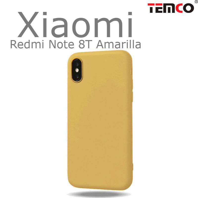 Funda Silicona Xiaomi Redmi Note 8T Amarilla