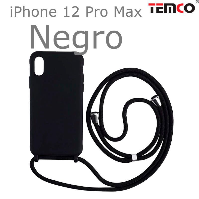 Funda Colgante iPhone 12 Pro Max Negro