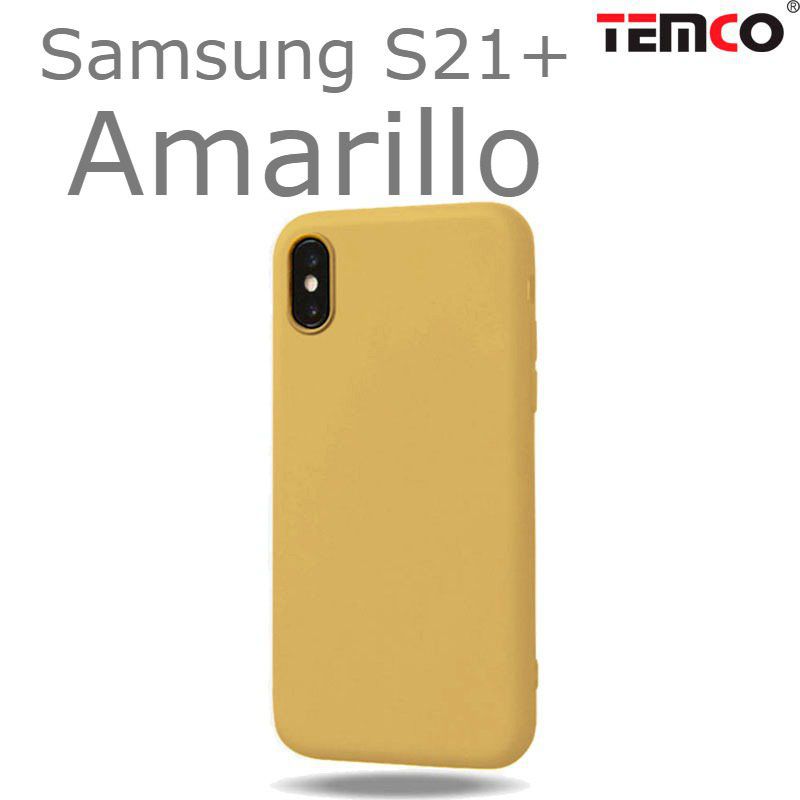 Funda Silicona Samsung S21+ Amarillo