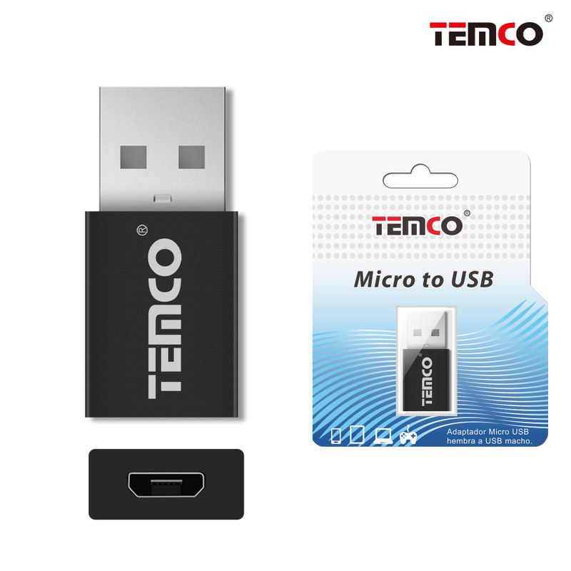 Micro USB H to USB M adapter Black