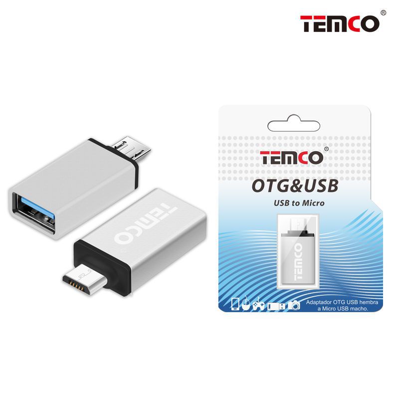 Adapter OTG H to Micro USB M Silver