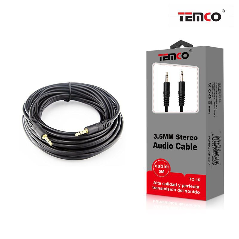 Audio Cable 3.5mm Male-Male 5M