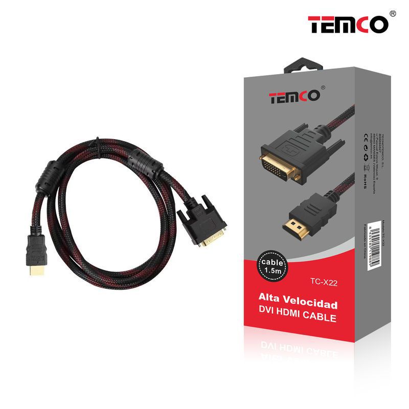 1.5m HDMI to DVI cable