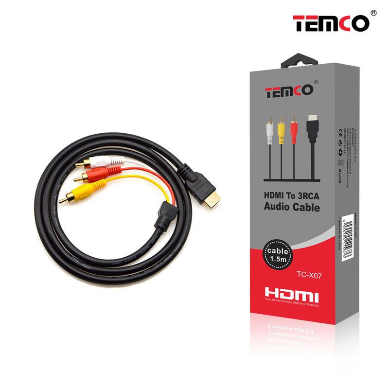 HDMI Cable 3RCA AUDIO 1.5M