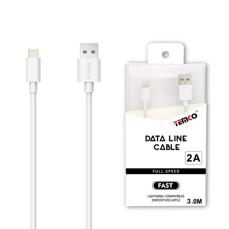 Cable 5V 2A 3 Meters Lightning White