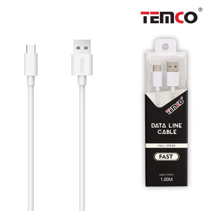 New Cable 5V 1A 1M Type C White