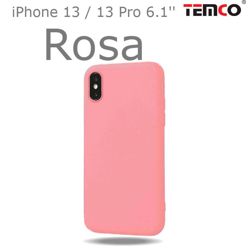 Funda Silicona iPhone 13 6.1'' Rosa
