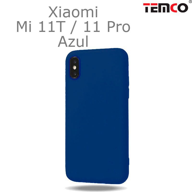 Funda Silicona Xiaomi Mi 11T / 11 Pro Azul