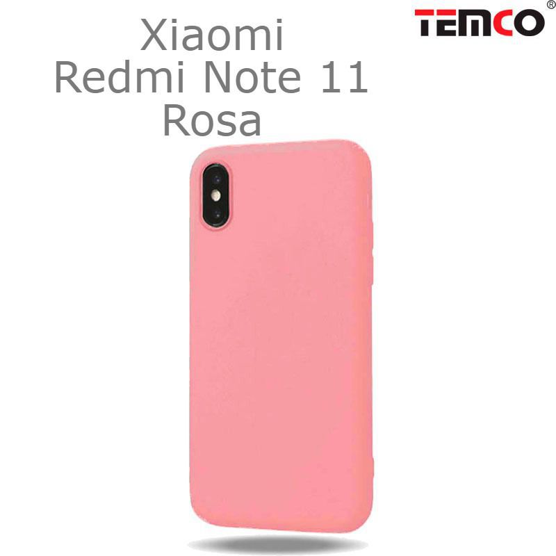Funda Silicona Xiaomi Redmi Note 11 Rosa