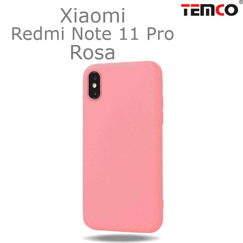 Funda Silicona Xiaomi Redmi Note11 Pro/Pro+ Rosa