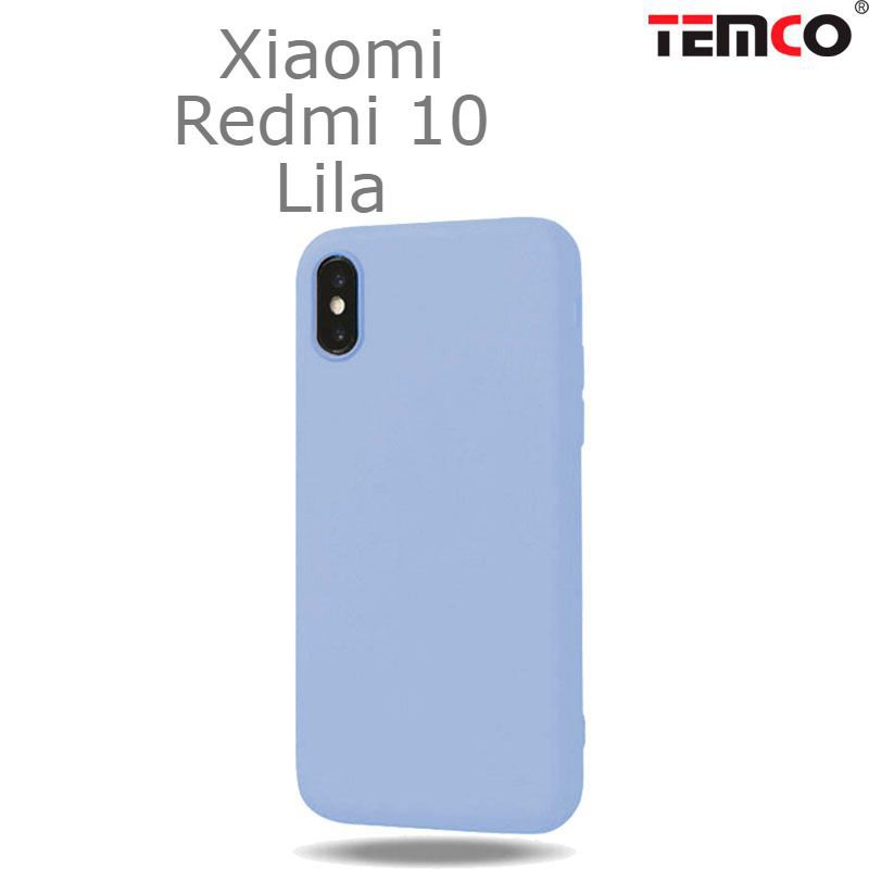 Funda Silicona Xiaomi Redmi 10 Lila