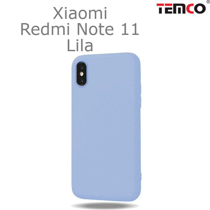 Funda Silicona Xiaomi Redmi Note 11 Lila