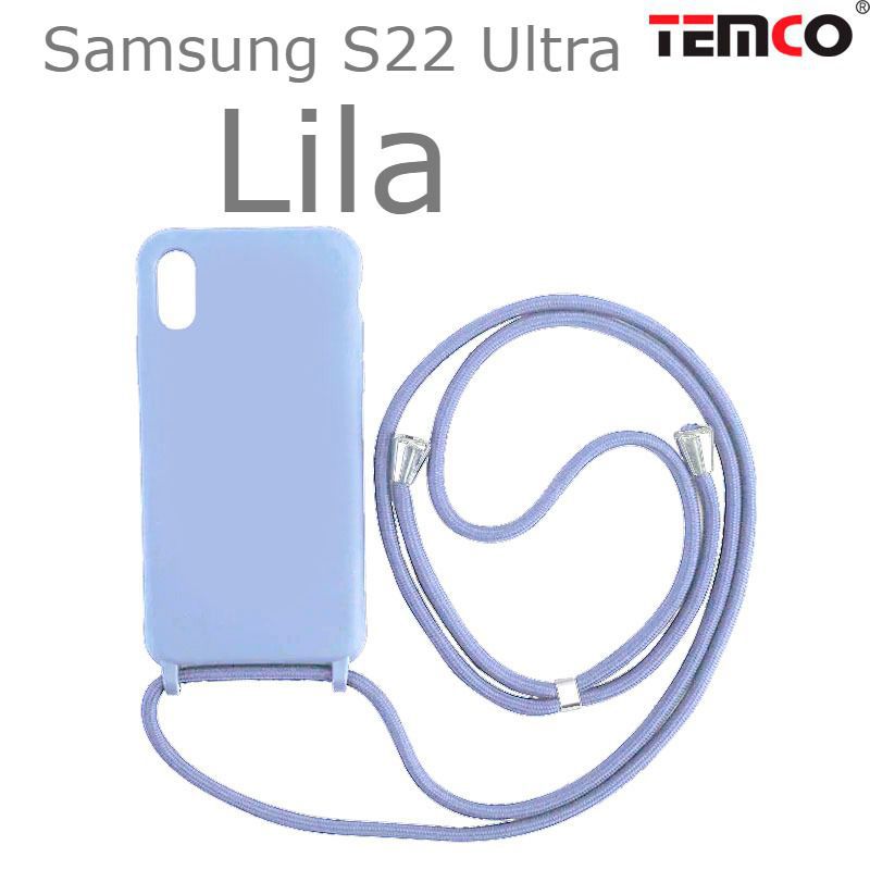 Funda Colgante Samsung S22 Ultra Lila