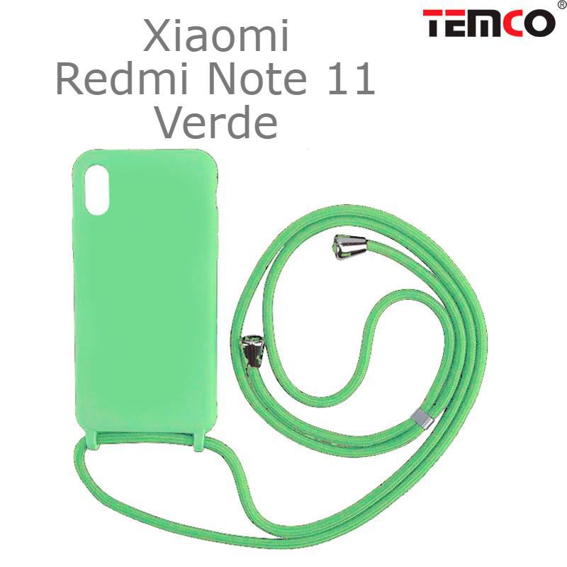 Funda Colgante Xiaomi Redmi Note 11 5G Verde
