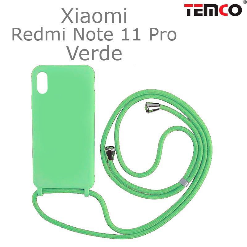 Funda Colgante Xiaomi Redmi Note 11 5G Pro Verde