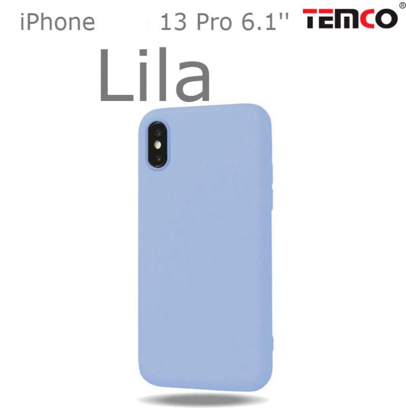 Funda Silicona iPhone 13 Pro 6.1'' Lila