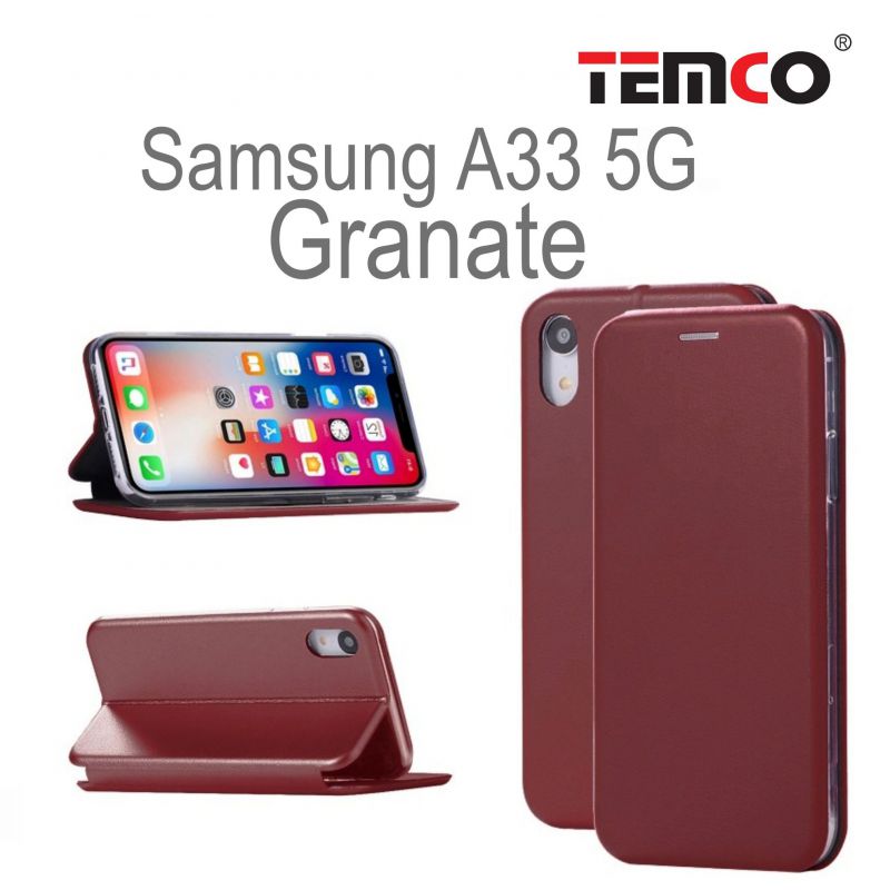 Funda Concha Samsung A33 5G Granate