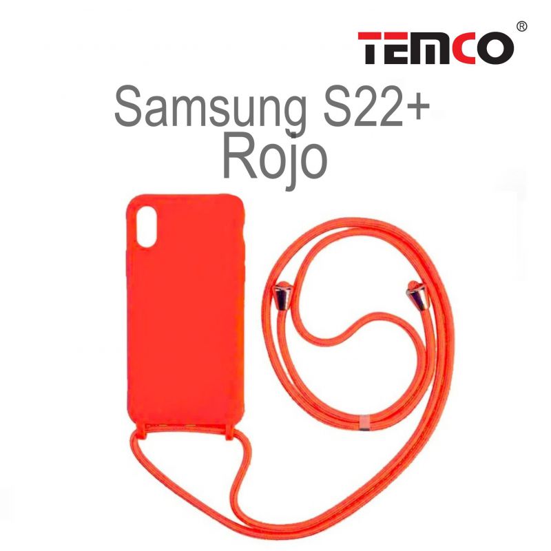Funda Colgante Samsung S22 + Rojo
