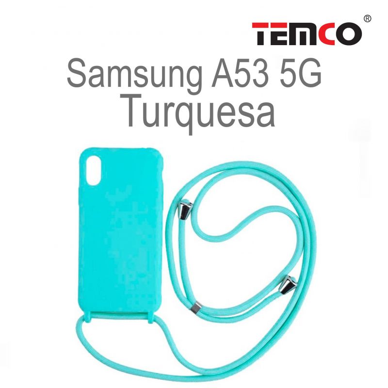 Funda Colgante Samsung A53 5G Turquesa