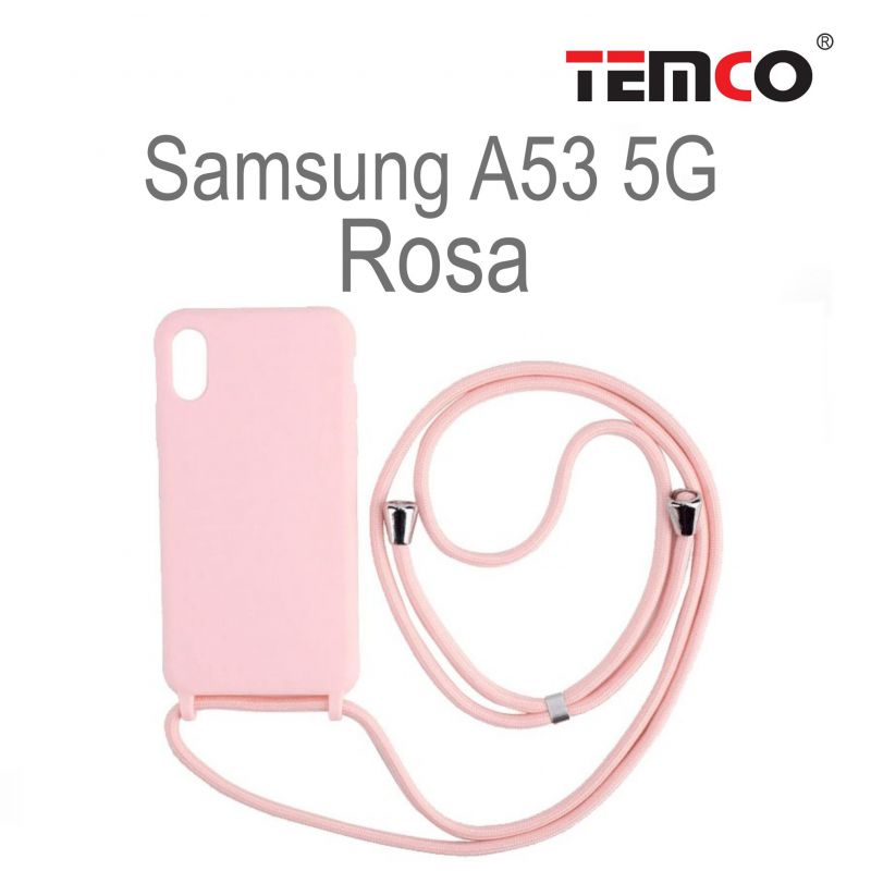 Funda Colgante Samsung A53 5G Rosa