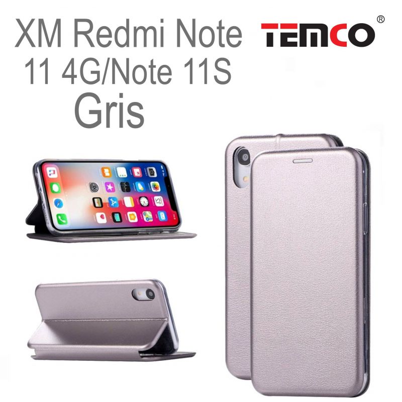 Funda Concha XM Redmi Note 11 4G/ Note 11S Gris