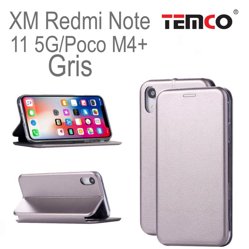 Funda Concha XM Redmi Note 11 5G/ Poco M4 +GRIS