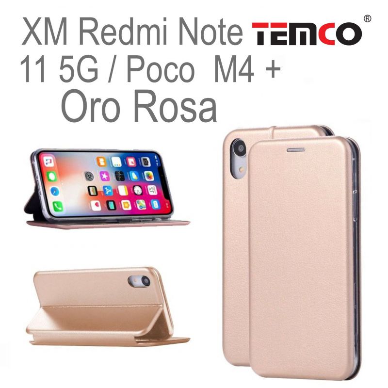 Funda Concha XM Redmi Note 11 5G/ Poco M4+ OroRosa