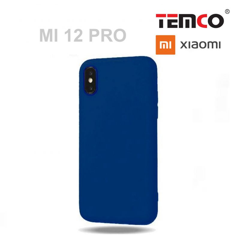 Funda Silicona Xiaomi Mi12 Pro Azul