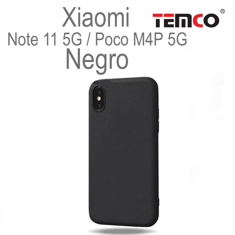 Funda Silicona Xiaomi Note11 5G/Poco M4P 5G Negro