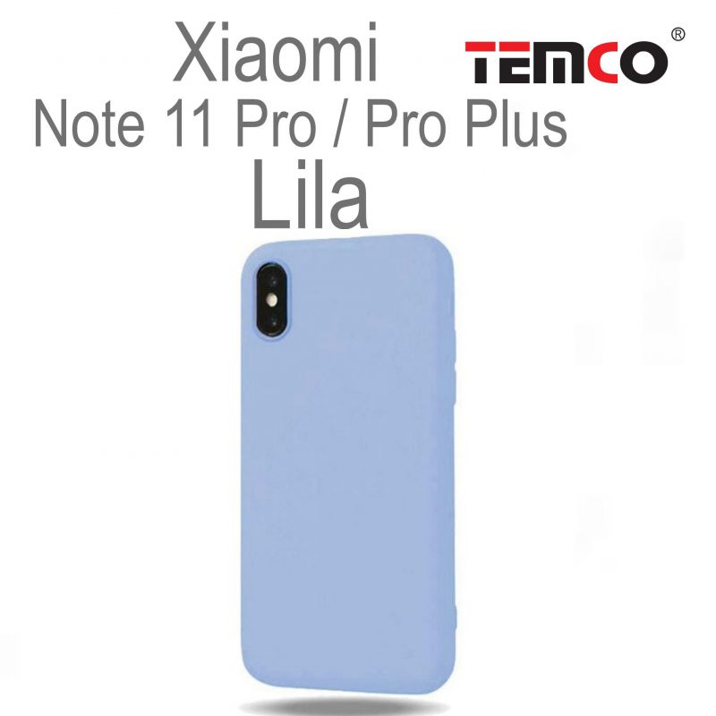 Funda Silicona Xiaomi Note11 Pro/Pro plus Lila