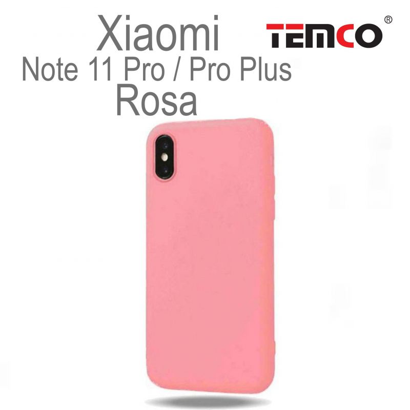 Funda Silicona Xiaomi Note11 Pro/Pro plus Rosa