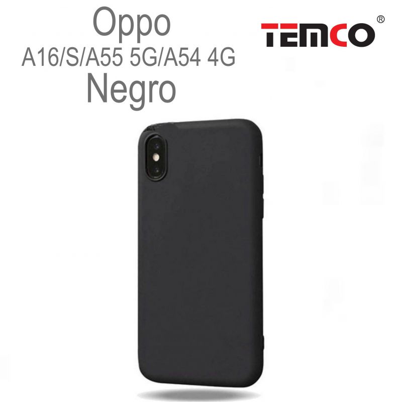 Funda Silicona Oppo A16 / S /A55 5G/A54 4G Negro