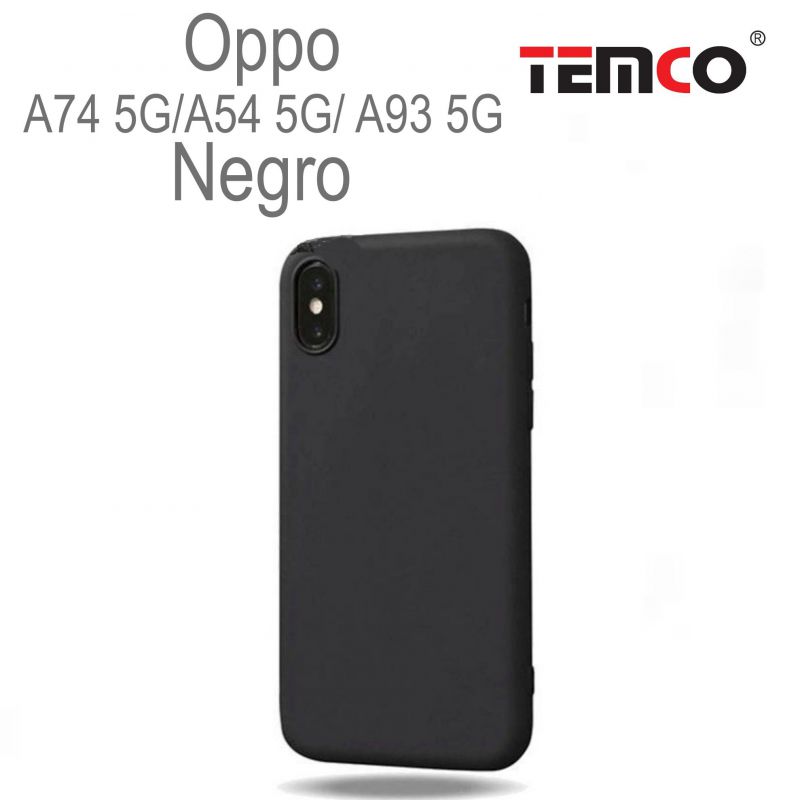 Funda Silicona Oppo A74 5G/ A54 5G/ A93 5G Negro