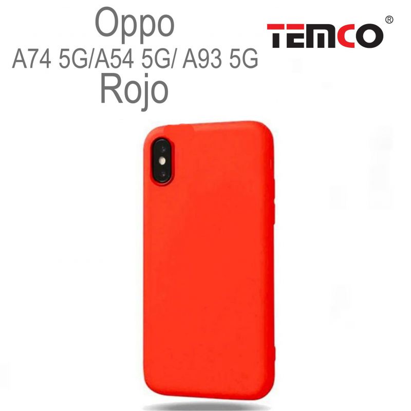 Funda Silicona Oppo A74 5G/ A54 5G/ A93 5G Rojo