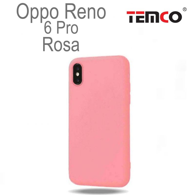 Funda Silicona Oppo Reno 6 Pro Rosa