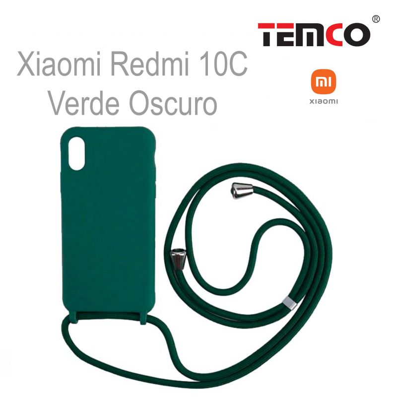 Funda Colgante Xiaomi Redmi 10 C Verde Oscuro